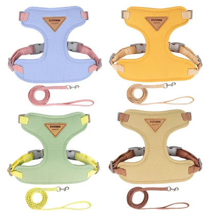 Quick Release Puppy Harness Leash Set