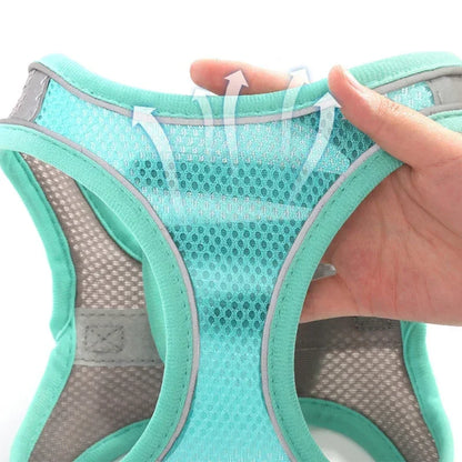 Adjustable Breathable Mesh Puppy Dog Harness