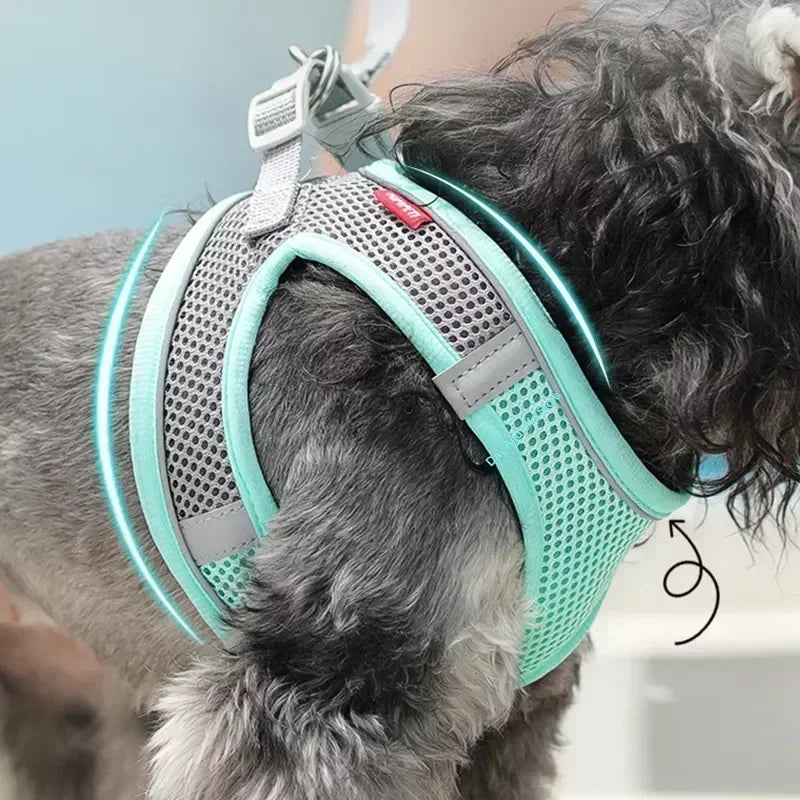 Adjustable Breathable Mesh Puppy Dog Harness