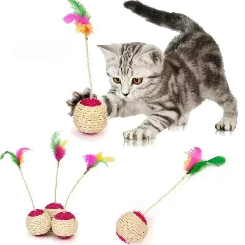 Sisal Scratching Ball Training Interactive Toy