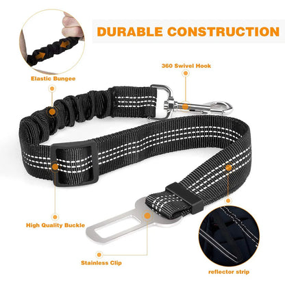 Retractable Buffer Elastic Reflective Dog Leash