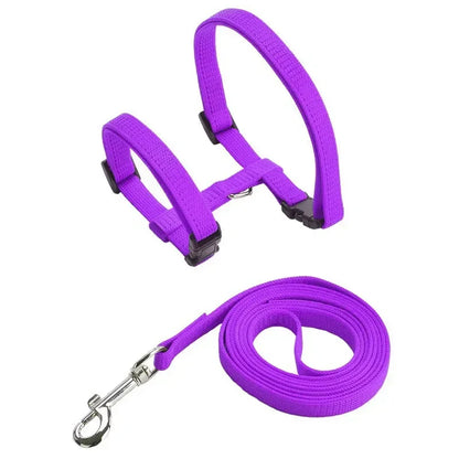 Lightweight Adjustable Cat Harness and Leash Set