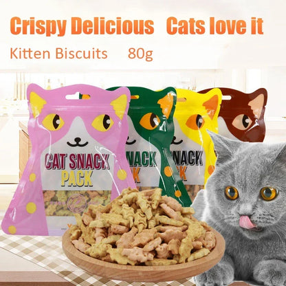 Cat Biscuits Salmon Snacks