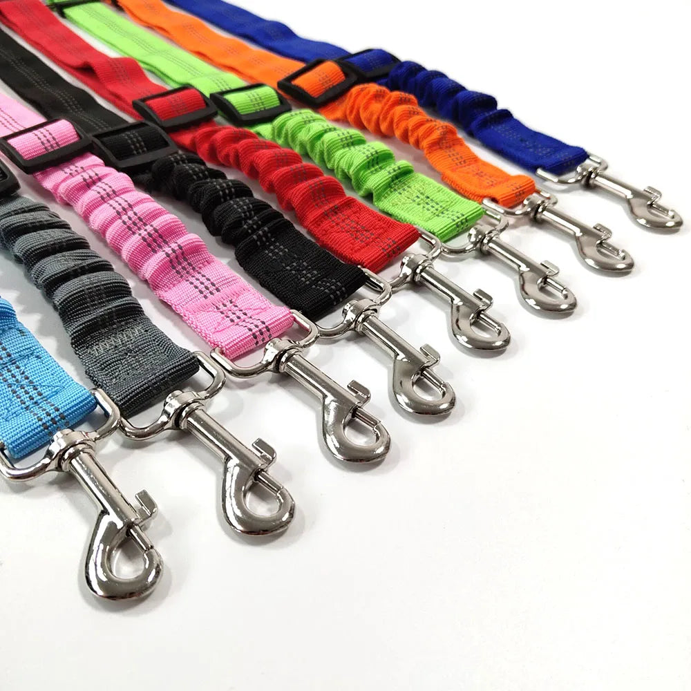 Retractable Buffer Elastic Reflective Dog Leash