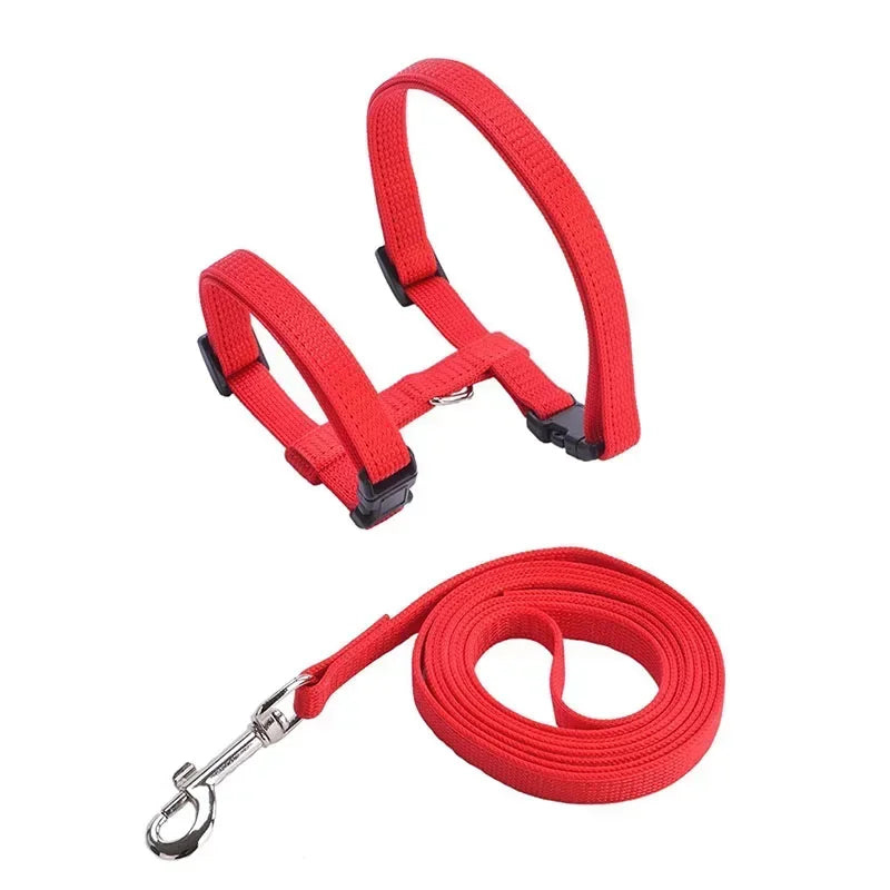 Lightweight Adjustable Cat Harness and Leash Set