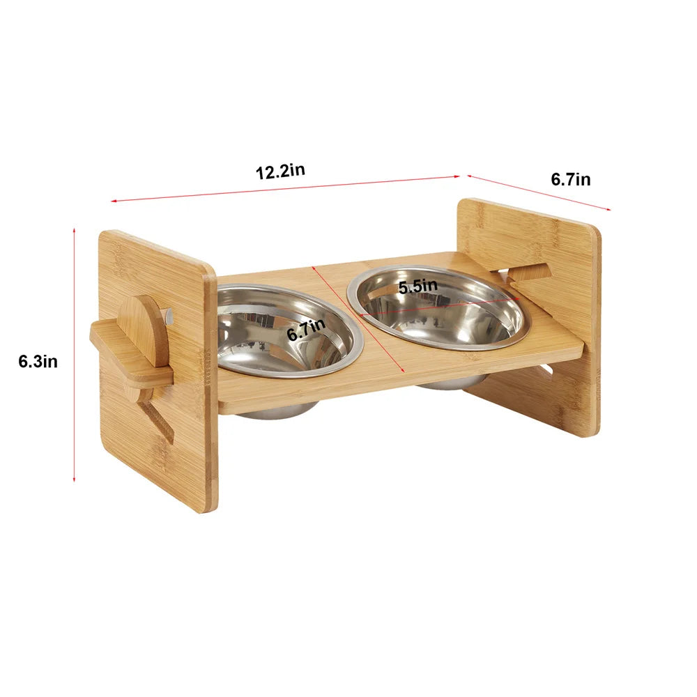 Elevated Dog Bowls with Stand