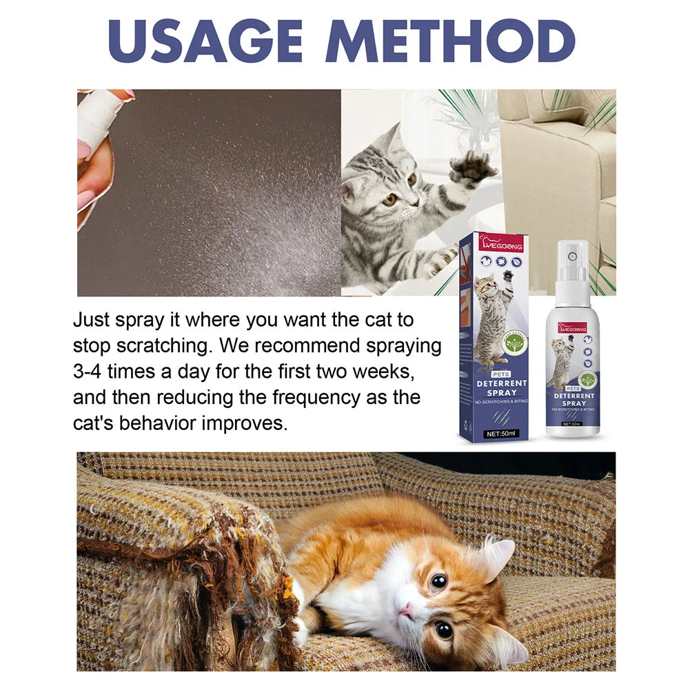 Cat Scratch Deterrent Spray