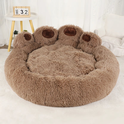 Long Plush Footprint Nest