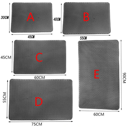 Non-slip Double Layer Cat Litter Mat