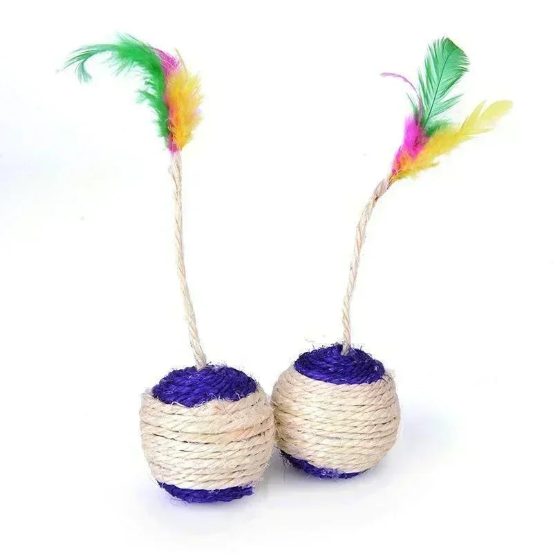 Sisal Scratching Ball Training Interactive Toy