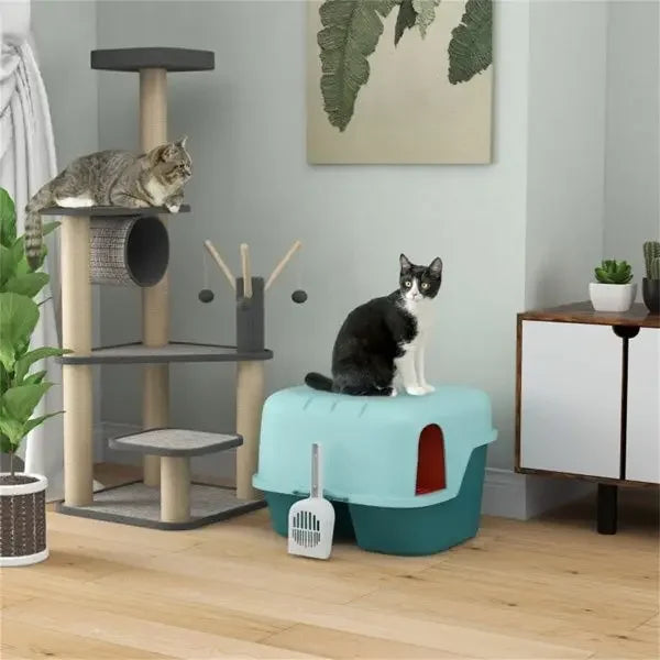 Fully Enclosed Cat Litter Box