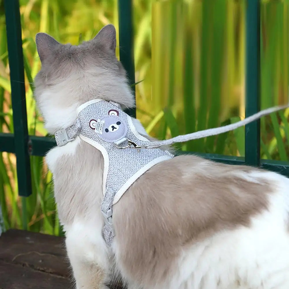 Polyester Adjustable Cat Harnesses With Belt