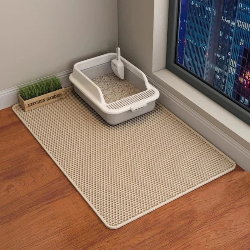 Non-slip Double Layer Cat Litter Mat