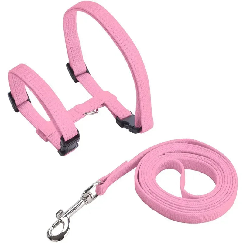 Lightweight Adjustable Cat Harness and Leash Set