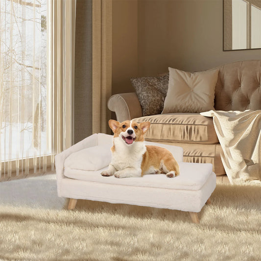 Waterproof Nordic Pet Stool Bed with Cozy Pad