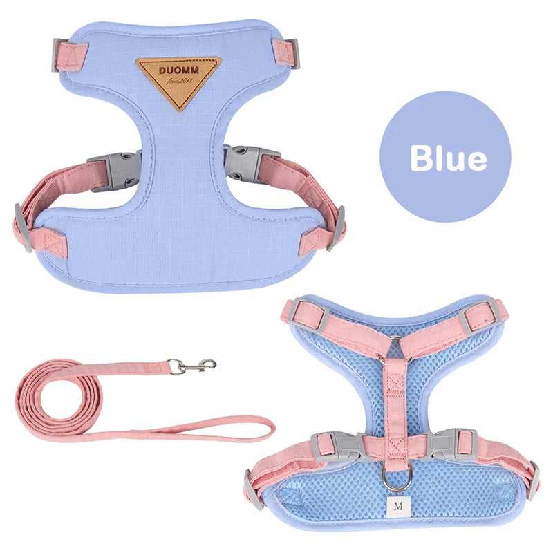 Quick Release Puppy Harness Leash Set