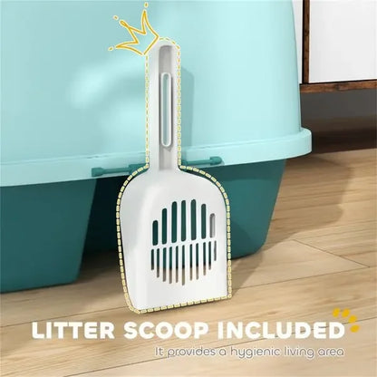 Fully Enclosed Cat Litter Box