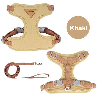 Quick Release Puppy Harness Leash Set